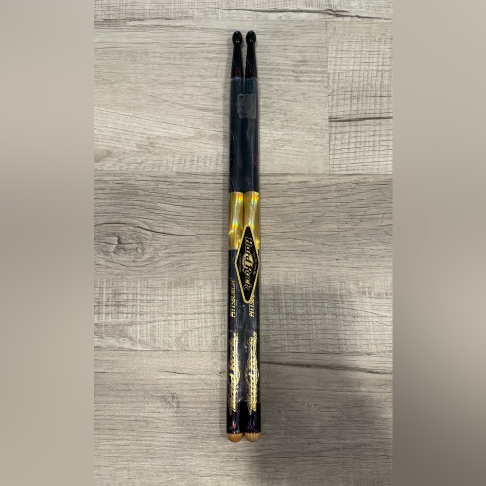Antique Hard Rock Cafe Black and Gold Drumsticks- Pittsburgh